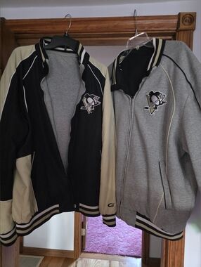 Pittsburgh Penguins Reversible Team Jacket - Men's